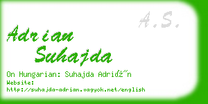 adrian suhajda business card